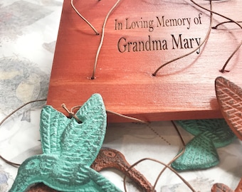 Grandma Memorial Wind Chime 18 inches Personalized hummingbird Sympathy Gift after Loss with Direct Shipping