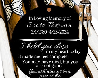 Memorial Wind Chimes Sympathy Remembrance Butterfly Gifts After Loss Memorial Garden Gift in Memory Personalized for Loss of a Mother