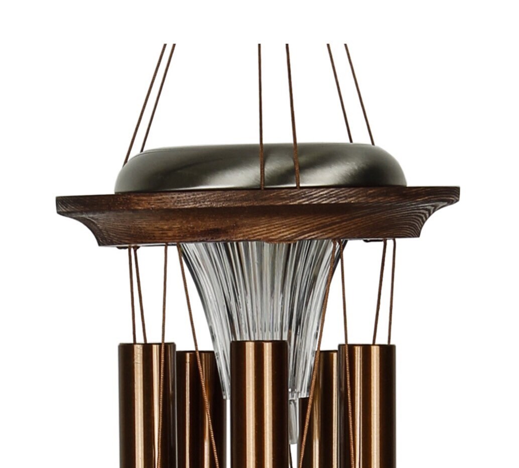 Memorial Solar Wind Chime USA Seller 28 inch Copper Through Etsy