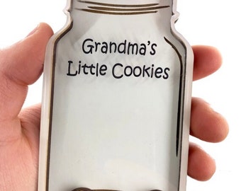 Mothers Day Grandma Gifts Personalized Gift for Gigi Papa Grandma Nana Meme Grandpa with Grandchildren's Names on Cookies Baking Gifts