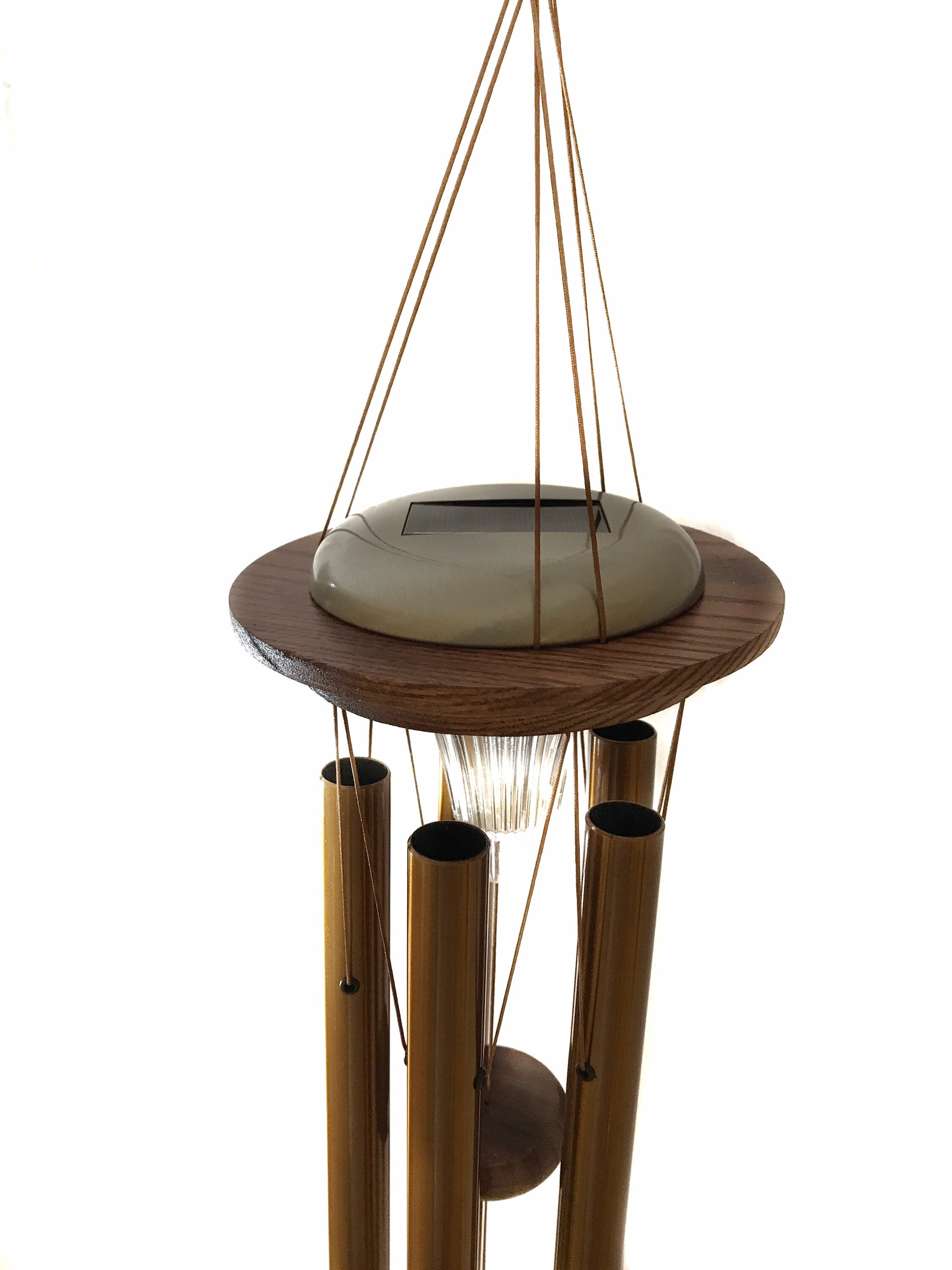 Memorial Solar Wind Chime USA Seller 28 inch Copper Through Etsy