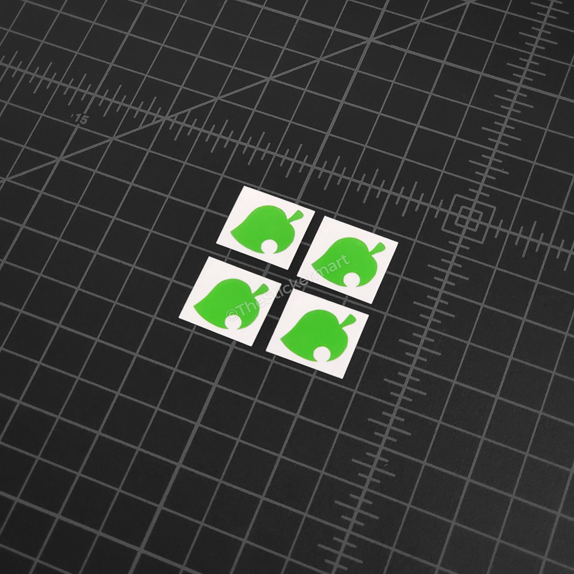 Animal Crossing New Leaf Logo 4x3.75 Vinyl Decal | Etsy