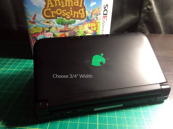 Animal Crossing New Leaf Logo 4x3 75 Vinyl Decal Etsy