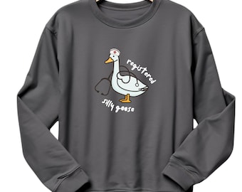 Registered Silly Goose Crewneck Sweatshirt Gift for Nurse