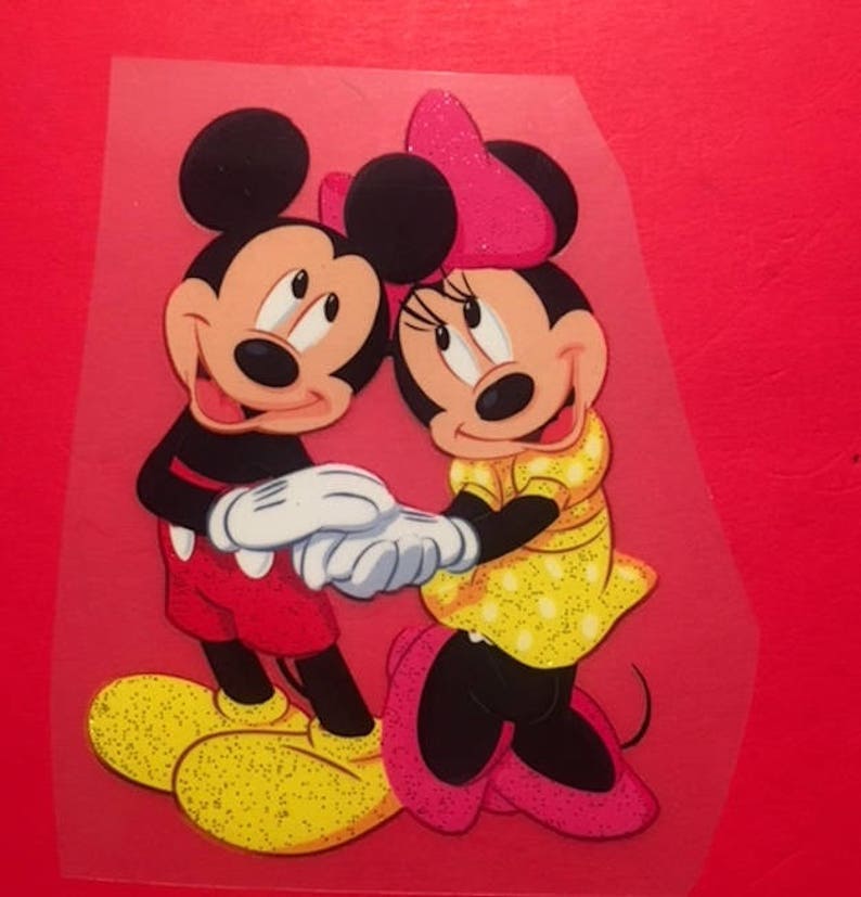 Sweet Disney Mickey Mouse and Minnie Mouse Holding Hands ...