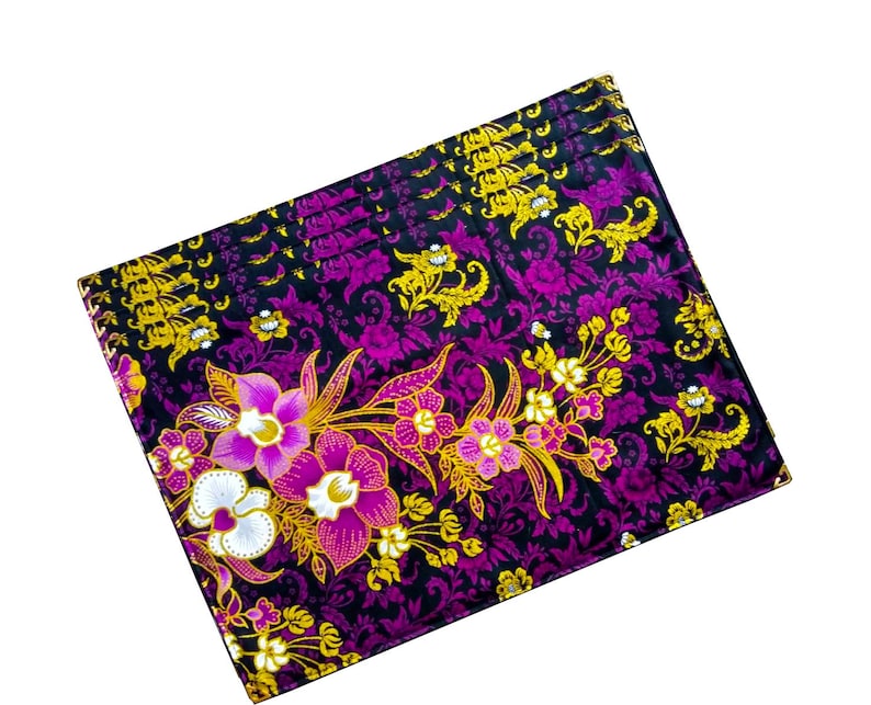 Set 4 Indonesia Batik Flowers Dining Table Mat,Table Decor,Table Mats,Flowers Placemat. Kitchen Placemats