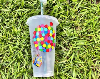 Up house, Adventure is out there  Starbucks Cold Cup, Up House , Starbucks Cold Cup, Starbucks Personalized Cups