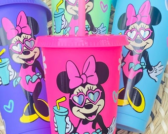 Pool Party Tumbler, Minnie Mouse Tumbler, Personalized Disney Cup, Vacay Mode Minie