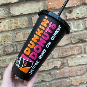 Personalized Dunkin Donuts Cup, Dunkin Donuts Tumbler, Dunkin Donuts, Personalized Coffee Tumbler