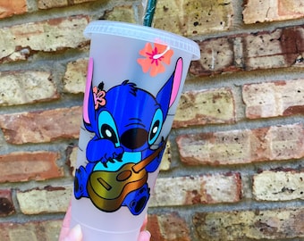 Stitch Starbucks Cup, Stitch, Personalized Stitch Cup , Starbucks Cold Cup, Starbucks Personalized Cups, Lilo and Stitch