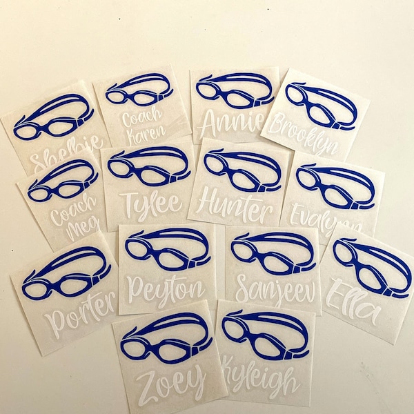 Swimmer Decal Etsy