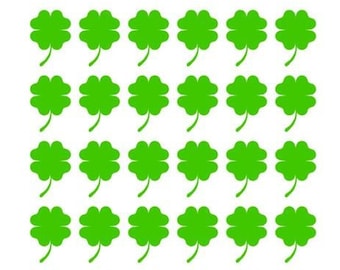 4 leaf clover Tan Decals //  Tanning Stickers // Tanning Bed Stickers // Tanning Bed Decals // Tan Line Decals // Tanning / Tanning Bed