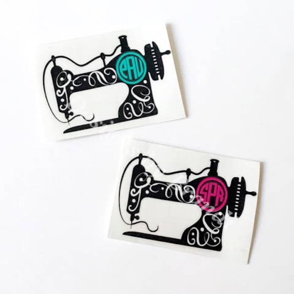 Sewing Machine Decals Etsy
