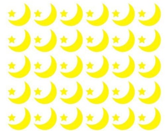 Moon Tan Decals //  Tanning Stickers // Tanning Bed Stickers // Tanning Bed Decals // Tan Line Decals // Tanning / Tanning Bed