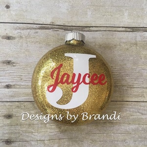 Personalized Glitter Ornaments / Personalized Christmas Ornaments / Personalized Ornaments / Personalized Pet ornaments image 2