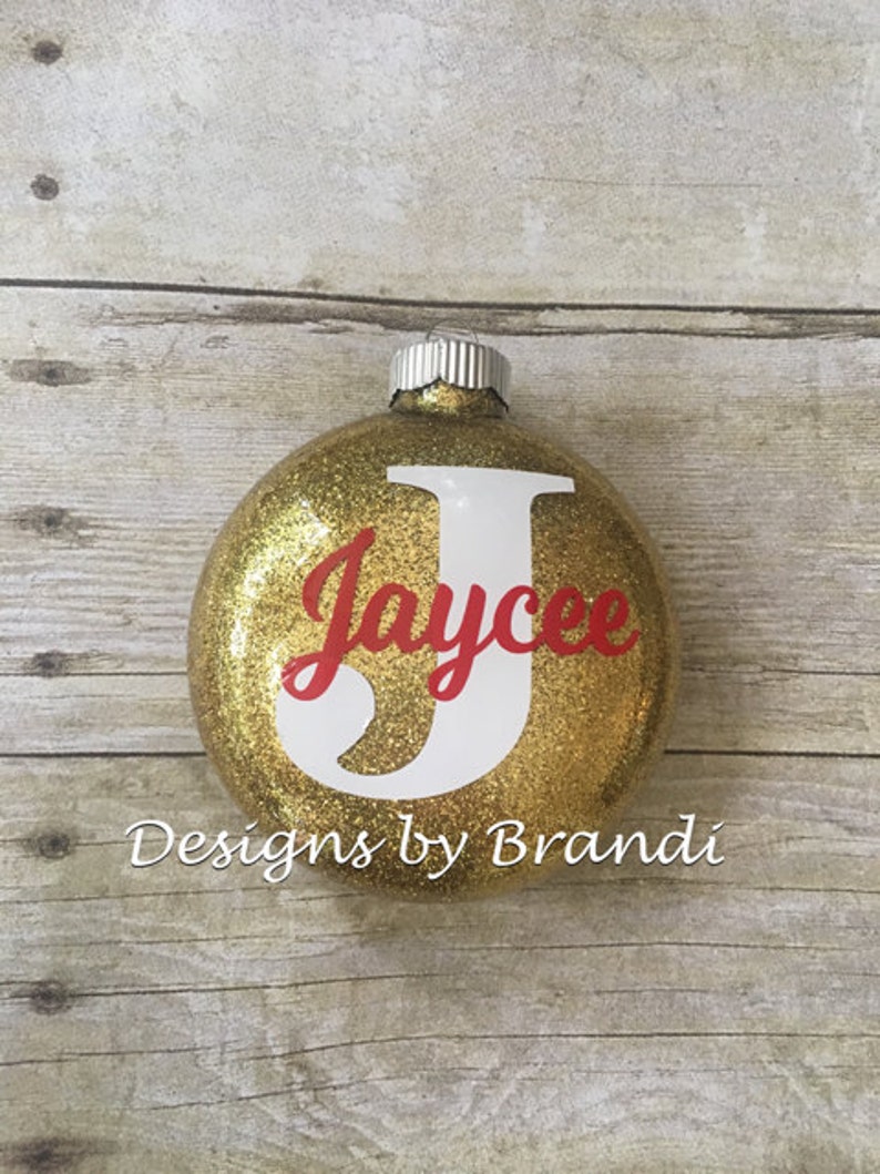 Personalized Glitter Ornaments / Personalized Christmas Ornaments / Personalized Ornaments / Personalized Pet ornaments image 2