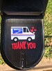 Thank you Mailbox decal / Mailman decal / Mailbox decal / Mailman stickers / Mailbox stickers / Thank you Postal Worker 