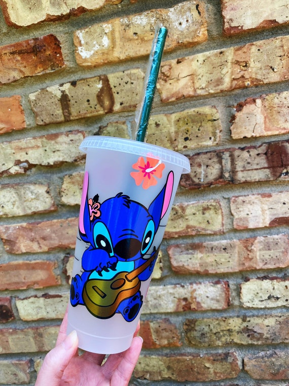 Stitch Cup | Disney Stitch Starbucks Cup | Stitch Drinks Cup | Disney  inspired Starbucks Cup | Personalised Cold Cups 