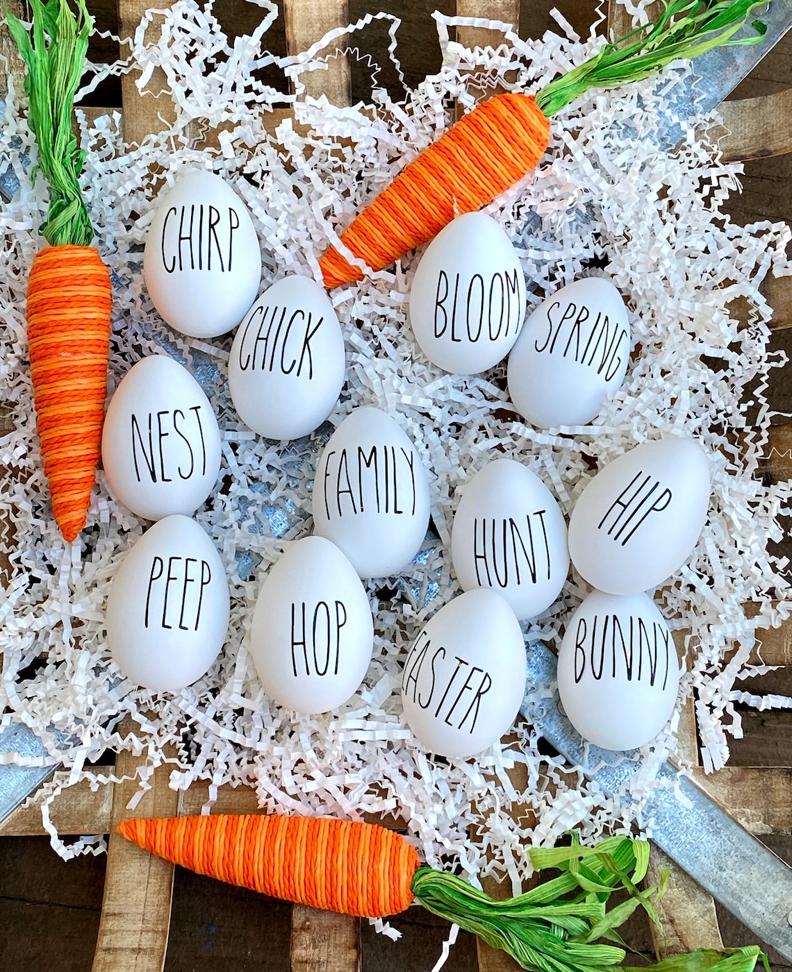 1 Dozen Rae Dunn inspired Easter Eggs image 0