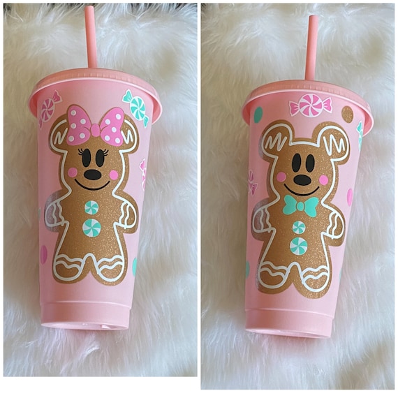 Starbucks Cup, Mickey Gingerbread, Starbucks Tumbler, Disney Starbucks,  Minnie Gingerbread, Christmas Starbucks, Disney Christmas 