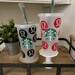 Lululemon Inspired Starbucks Cup, Lululemon, Starbucks Cup, Personalized Lululemon, Starbucks Reusable Cold Cup