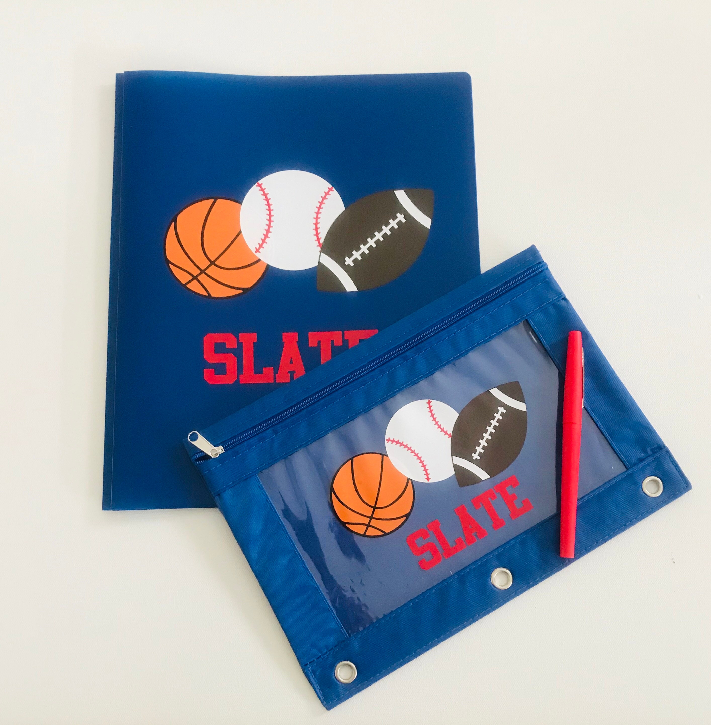 Sports pencil pouch / Baseball pencil Pouch / Sports Pencil Etsy