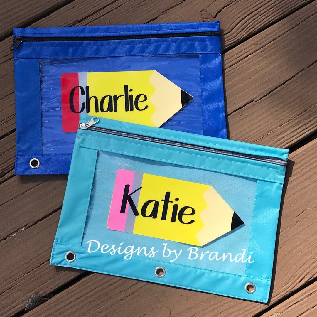 Personalized Pencil Pouch // Back to School // Personalized School ...