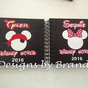 Disney World personalized autograph book // Disney Land personalized autograph book // Disney personalized autograph books