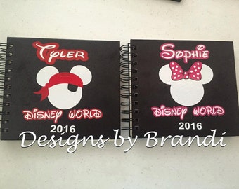 Disney World personalized autograph book // Disney Land personalized autograph book // Disney personalized autograph books
