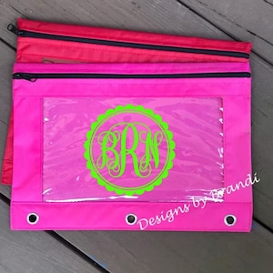 Monogram pencil pouch // Back to school // personalized school supplies // monogrammed school supplies  // BTS // Pencil pouch