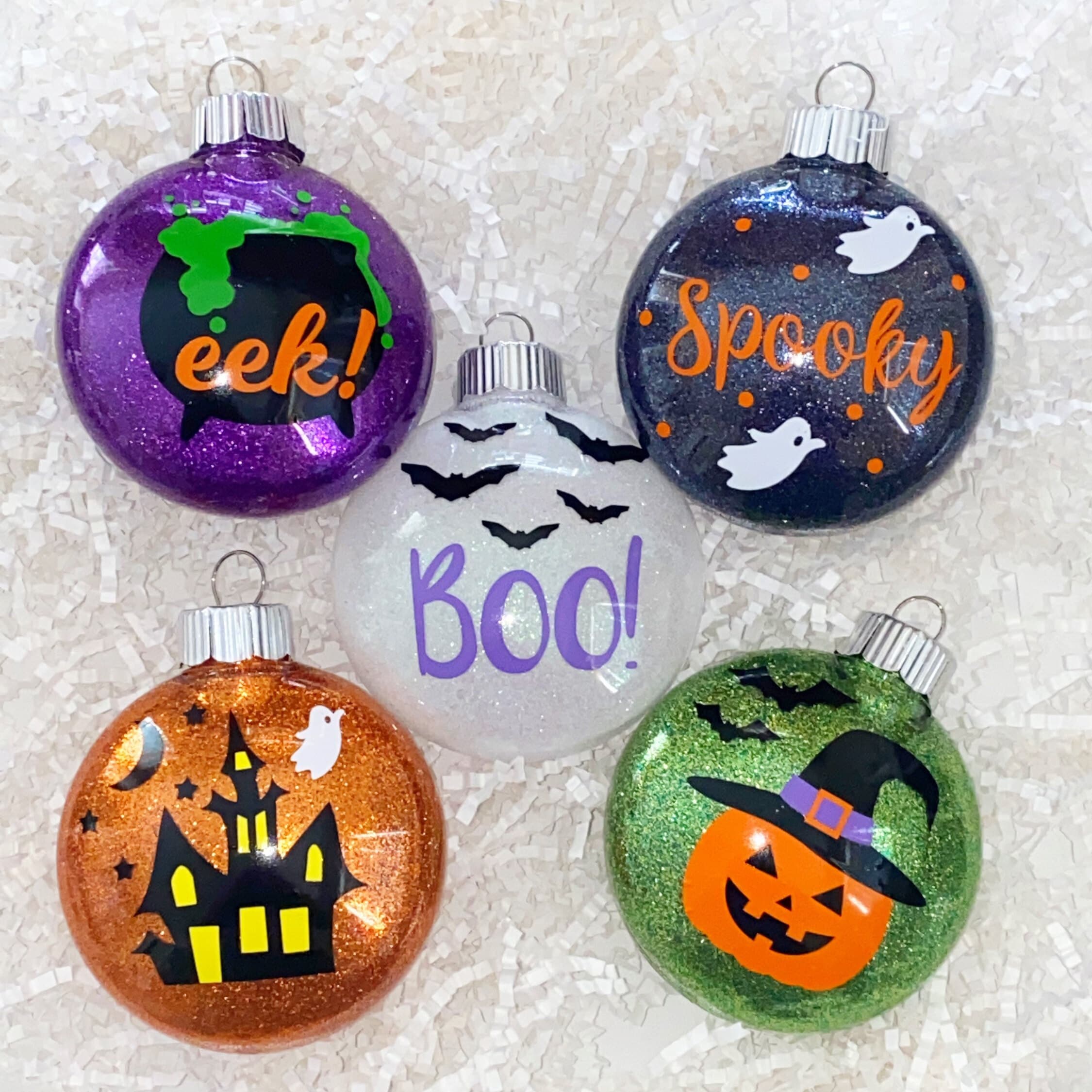 Halloween Ornaments / Set of 5 / Halloween Tree / Halloween Etsy
