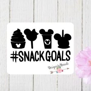 Disney Snack Goals // Disney World decal // Disney Snacks // Disney Decal // Dole Whip decal