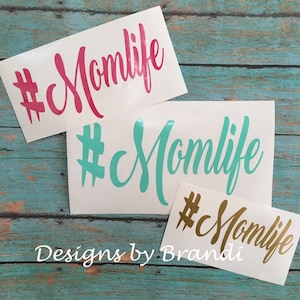 Momlife Decal // #momlife car decal // #Momlife // mom life Yeti decal // Momlife Car decal