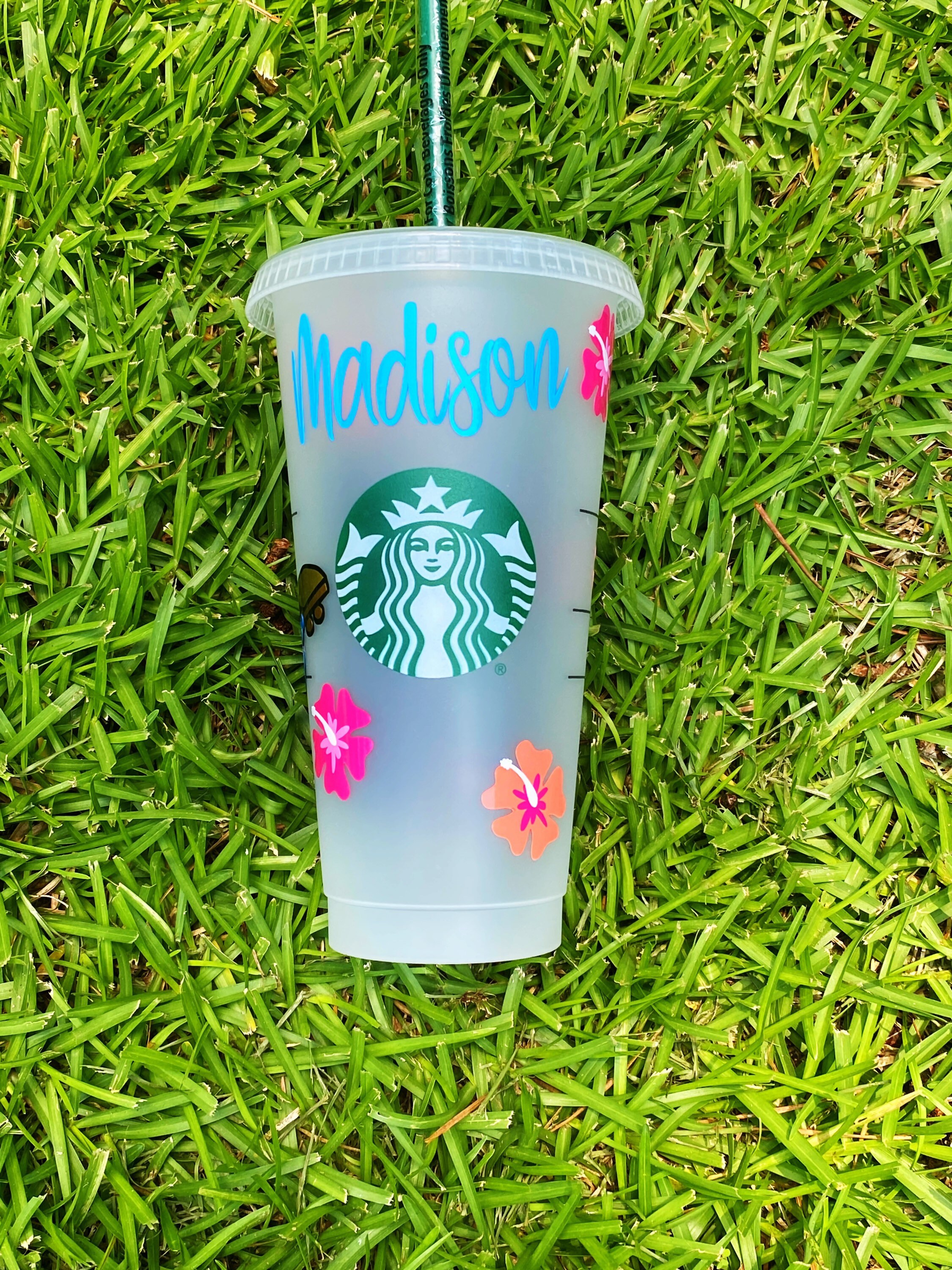 1X Disney Starbucks inspired Venti Reusable Iced Cold Coffee Cup - Stitch