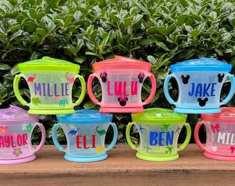 Personalized Toddler Snack Cup / Snack Cup for Toddler / Kids Snack Cup / Personalized Snack Container / First Birthday Gifts / Party Favors