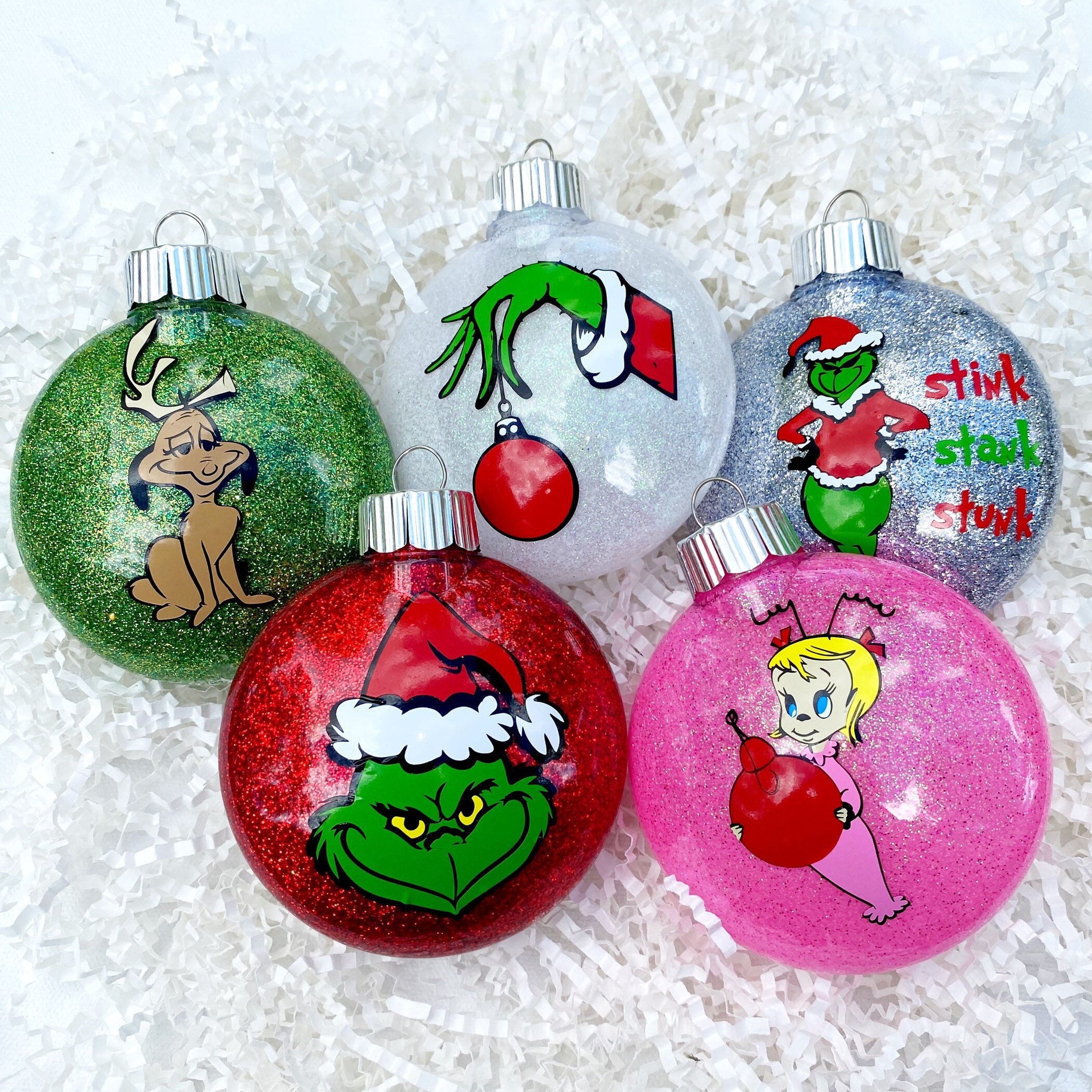 Grinch christmas balls Outlet