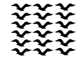 Seagull Tan Decals //  Tanning Stickers // Tanning Bed Stickers // Tanning Bed Decals // Tan Line Decals // Tanning / Tanning Bed