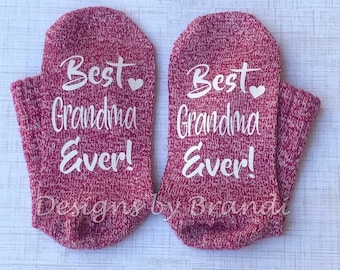 Best Grandma socks / Gift for Grandma / Gift for mom /  Grandma socks / New Grandparent Gift  / Mother's Day  gift   / stepmom gift