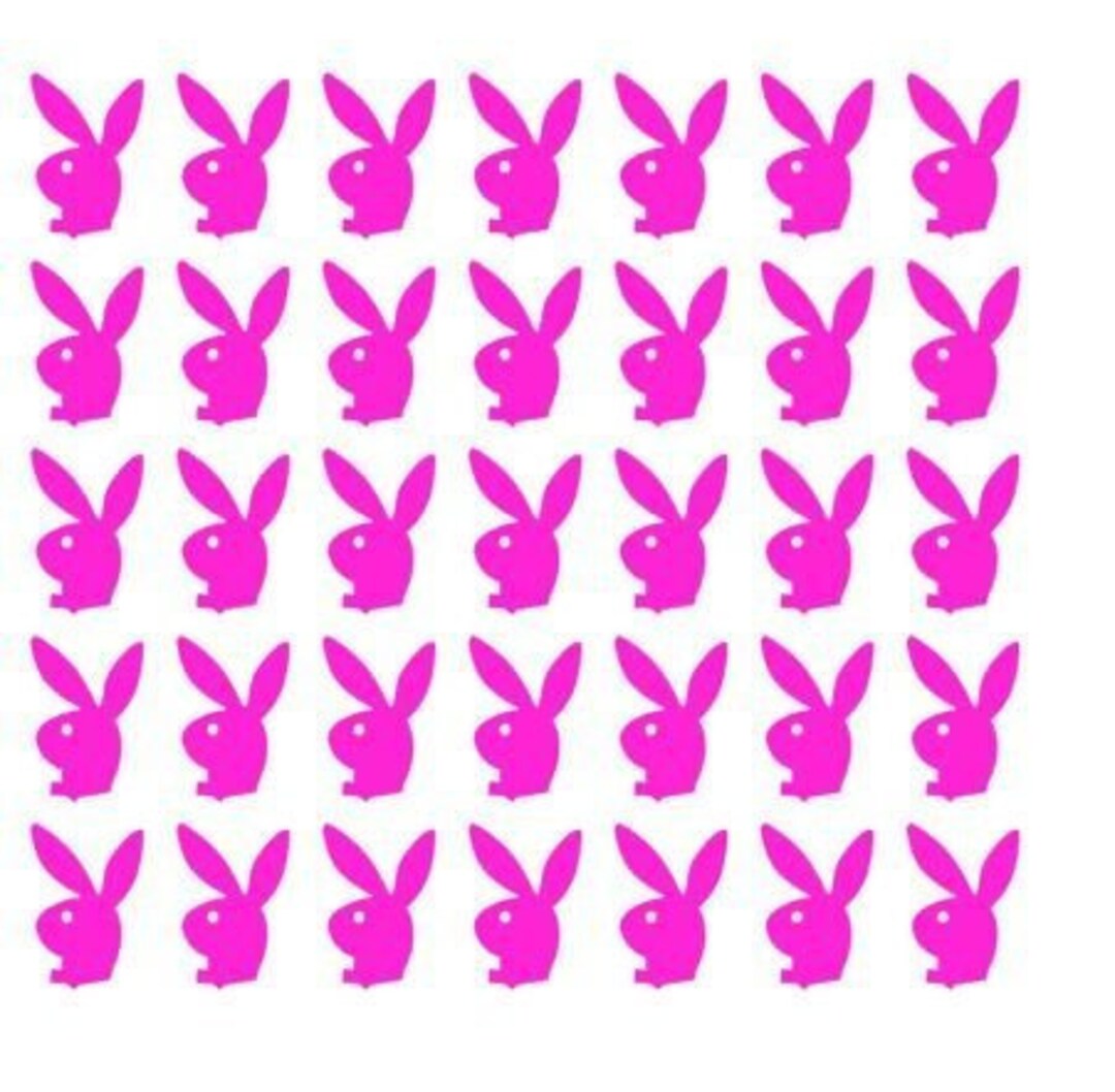 Playboy Bunny Tan Decals // Tanning Stickers // Tanning Bed Etsy