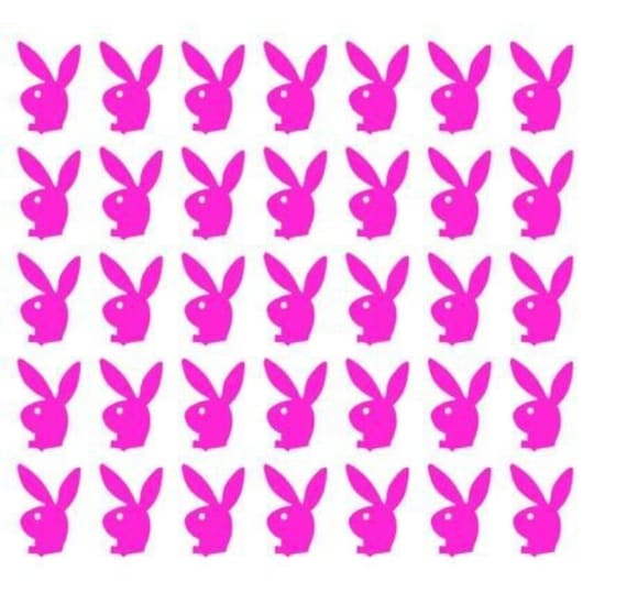 Playboy Bunny Original Stuffed Pillow Hugh Hefner Bow Tie Etsy