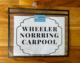 Carpool Signs, Carpool Lane Sign, Carpool Signs, Car Rider Signs, Rider Signs, School Sign, Car Pool Signs