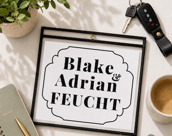 Personalized Carpool Name Sign Car Line Car Rider Sign School Pick Up Parent Pick Up Tag Rearview Mirror Custom School Sign Back to School