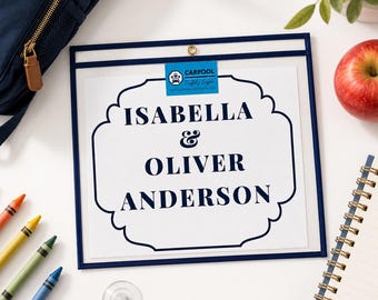 Carpool Sign Car Rider Sign Rider Sign School Sign Car Pool Signs Carpool Lane Sign Personalized Carpooling Elementary Middle School Safety