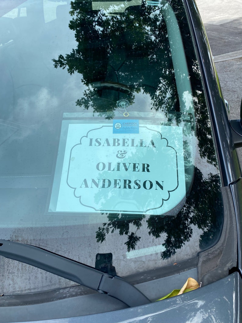 Car Pool Signs Carpool Lane Sign Carpool Pick up After School Sports ...