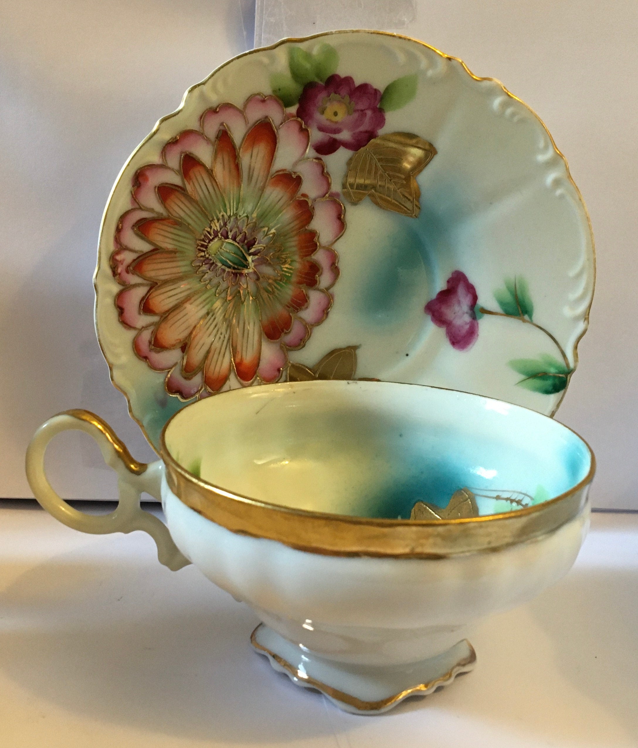 Hand Painted Occupied Japan Tea Cup - bvl0mny