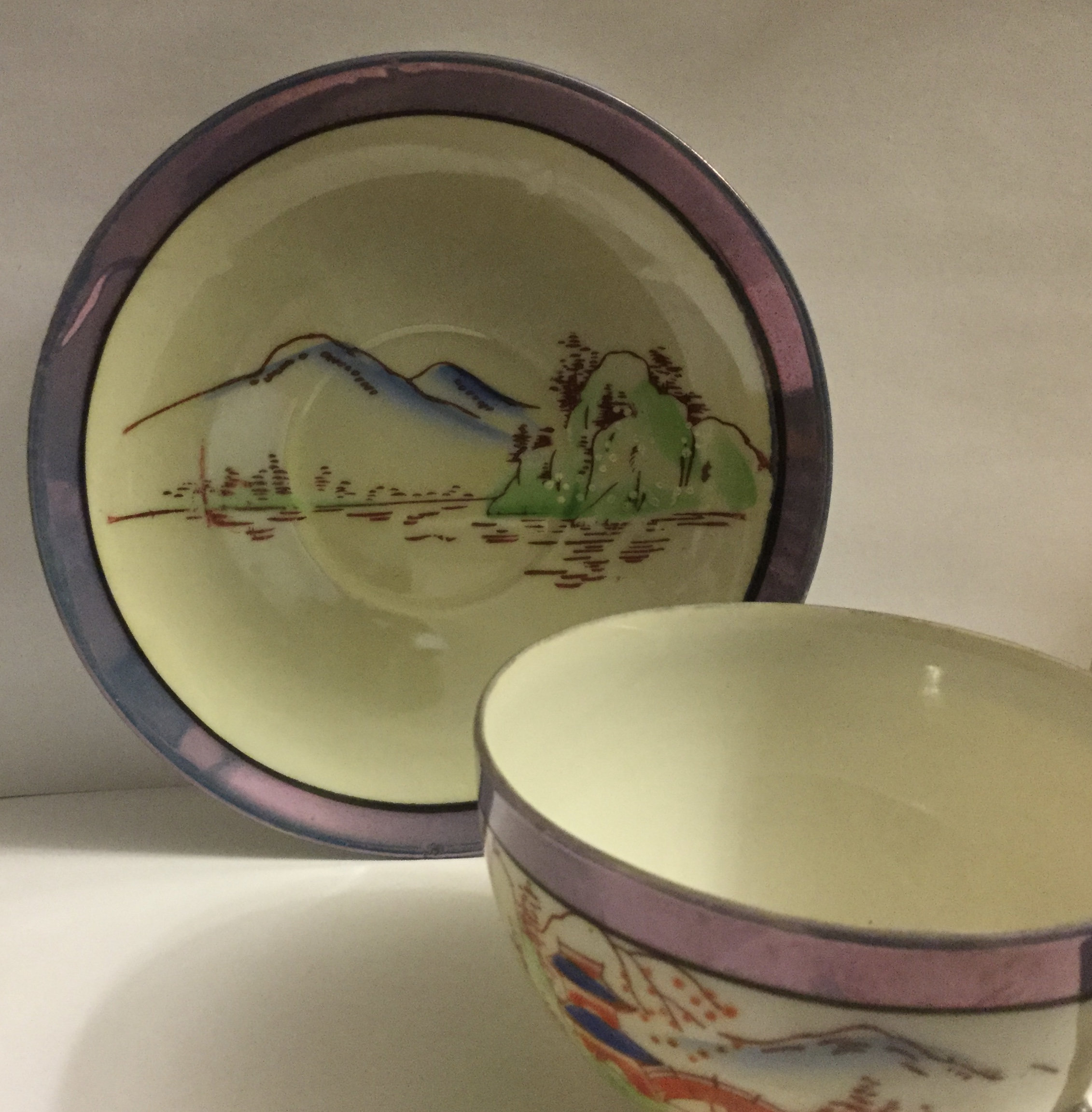Antique Hand Painted Made in Japan Chikaramachi Tea Cup and Etsy