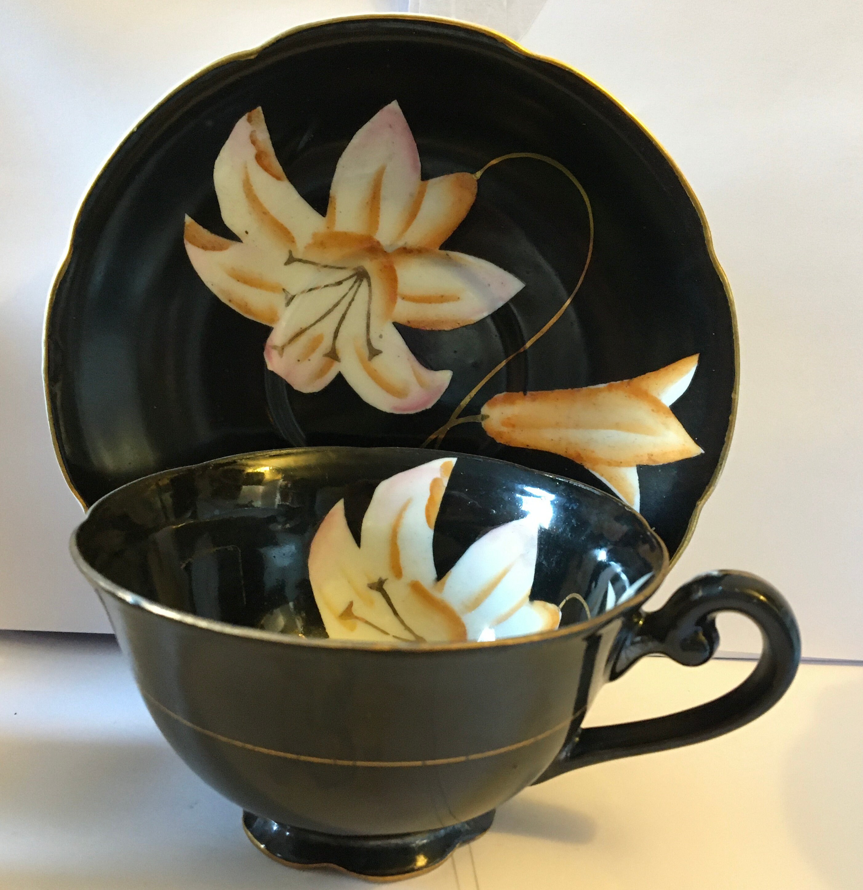 Hand Painted Occupied Japan Tea Cup - 1lmc6j5