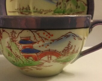 ストーンウェア　MARACANDA JAPAN　ビンテージ 208 Vintage Porcelain China Luster Japan pottery Cup