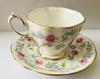 Vintage Royal Albert * Conway Tea Cup and Saucewr Fine Bone China