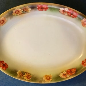 Antique R. S Germany Celery Dish The Robert Simpson Company Handpainted Free Shipping image 1